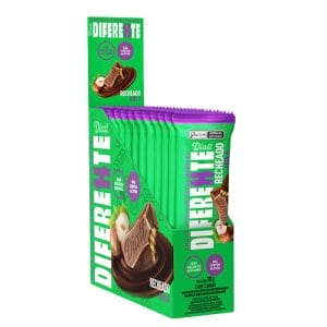 Chocolate Tablete Recheado Sem Açúcar Avelã Caixa com 12 un de 25g