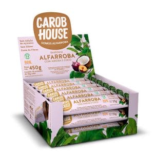 Alfarroba com Ameixa e Coco Sem Açúcar Caixa com 18un de 25g