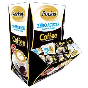Bala Pocket Café Zero Açúcar 230g com 100 un