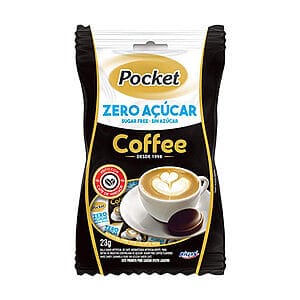 Bala Pocket Milk Zero Açúcar Pacote 23g