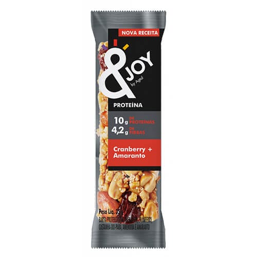 Barra Protein Nuts Cranberry e Amaranto Caixa com 12 un de 35g