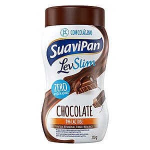 Pó para Preparo de Bebida Chocolate Zero Açúcar Levslim 210g