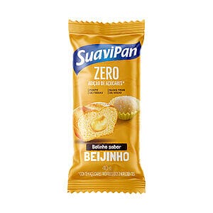 Bolinho Sem Açúcar Beijinho Caixa com 12 un de 40g