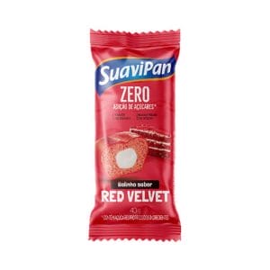 Bolinho Sem Açúcar Red Velvet Caixa com 12 un de 40g