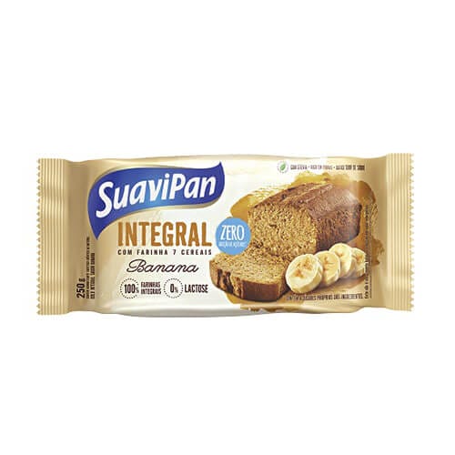Bolo Integral Sem Açúcar Banana 250g