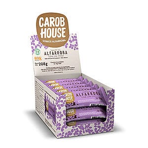 Bombom de Alfarroba Sem Açúcar Uva Passa Caixa com 16 un de 13g