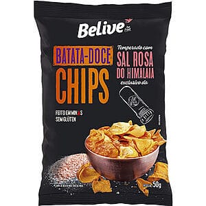 Chips de Batata Doce Sal Rosa do Himalaia 50g