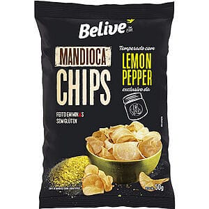 Chips de Mandioca Lemon Pepper 50g
