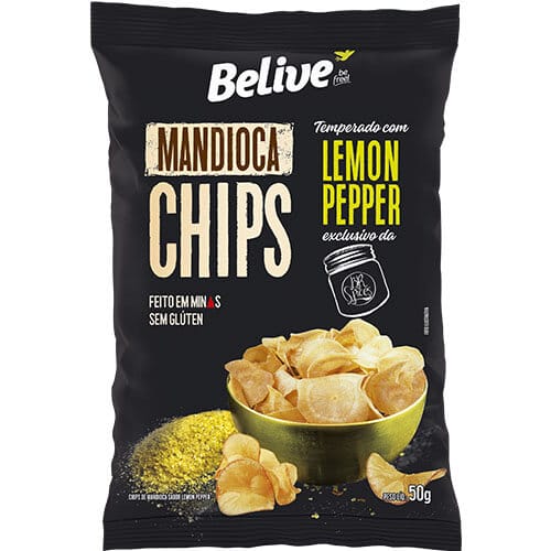 Chips de Mandioca Lemon Pepper 50g
