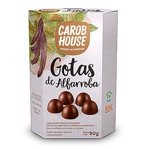 Gotas de Alfarroba Sem Açúcar 80g