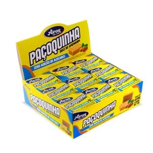 Paçoquinha Peanuts Mais Zero Açúcar Caixa com 27 un de 17g