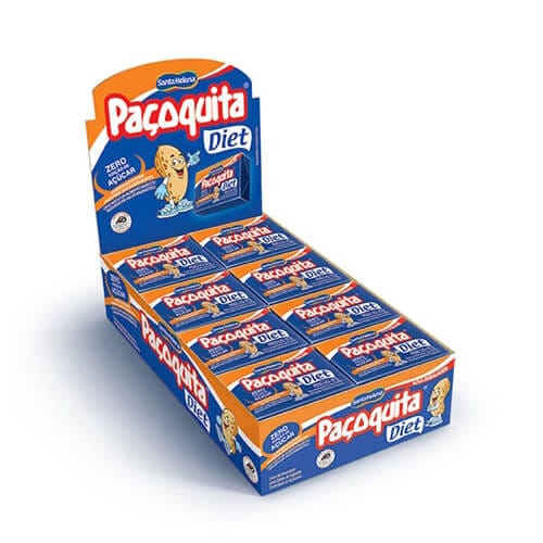 Paçoquita Diet Caixa com 24 un de 18g