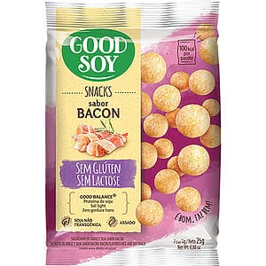 Snack Sem Glúten Bacon 25g