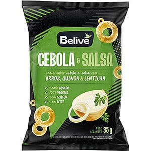 Snacks Sem Glúten Cebola e Salsa 35g