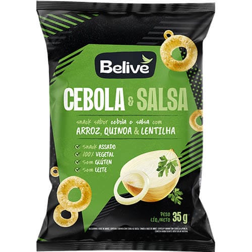 Snacks Sem Glúten Cebola e Salsa 35g