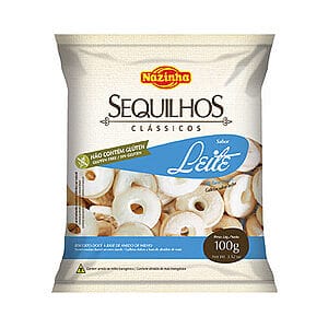 Sequilho Sem Glúten Leite 100g