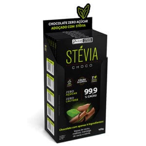 Chocolate Stevia Choco 99% Sem Açúcar Caixa com 6 un de 70g