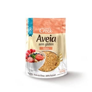 Farelo de Aveia Sem Glúten Cereal Crock 200g