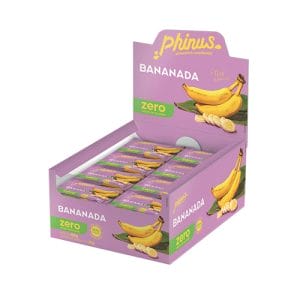 Bananada Zero Açúcar Caixa com 24un de 20g