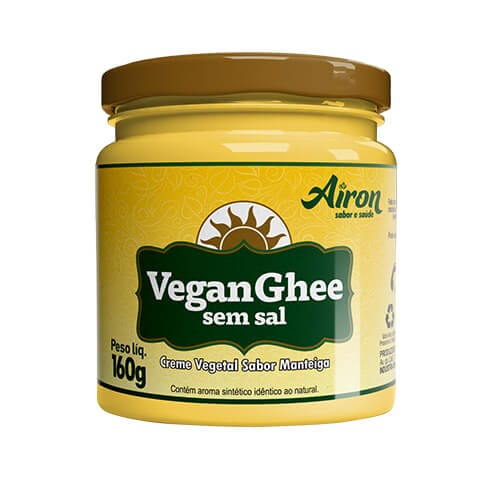 Pure Ghee Vegetal Sem Sal Vegano 160g