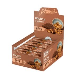 Paçoquinha com Chocolate Zero Açúcar Caixa com 24un de 20g