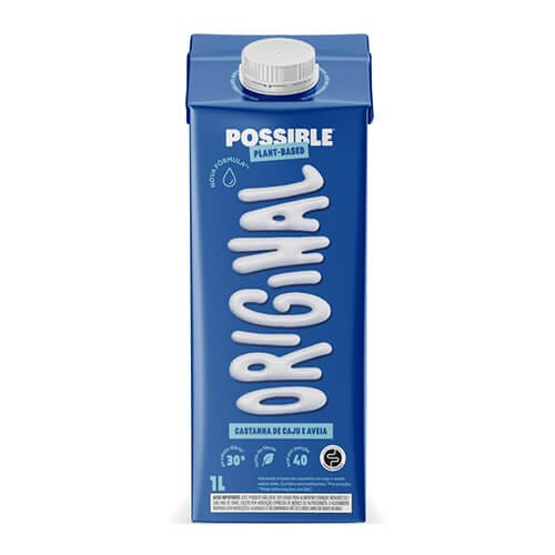 Bebida Vegetal Possible Original Sabor Leite 1L