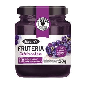 Geleia de Uva Sem Açúcar Vegana 250g