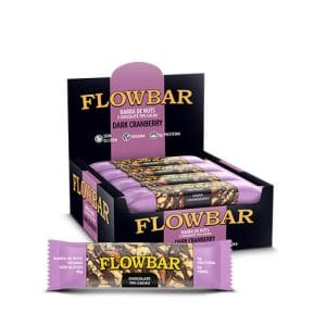 Barra de Nuts Cranberry e Chocolate 70% Cacau Caixa com 12 un de 30g