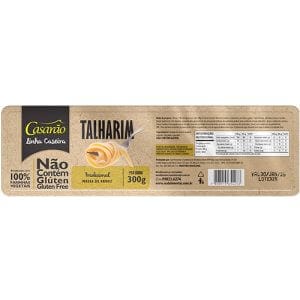 Massa Gourmet Talharim Tradicional Sem Glúten 300g