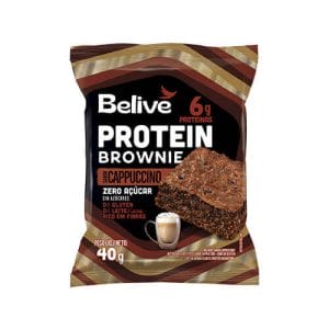 Brownie Protein Zero Açúcar Cappuccino Caixa com 10 un de 40g