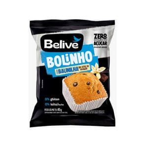 Bolinho Sem Açúcar Baunilha com Chocolate Caixa com 10 un de 40g