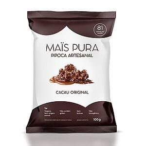 Pipoca Artesanal Cacau Original 100g