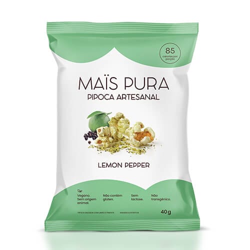 Pipoca Artesanal Lemon Pepper 40g