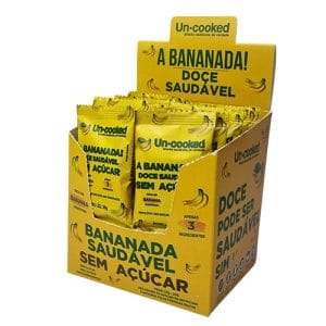 Bananada Saudável Sem açúcar Caixa com 28un de 20g
