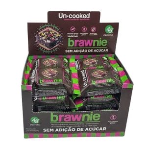 Brawnie Sem açúcar Caixa com 16un de 40g