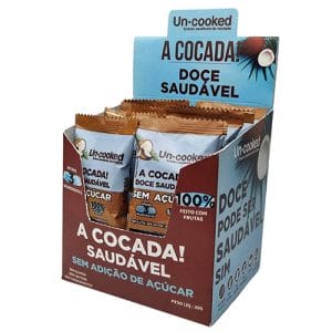 Cocada Saudável Sem açúcar Caixa com 28un de 20g