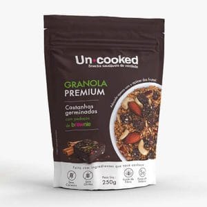 Granola de Castanhas Germinadas com Pedaços de Brawnie Sem Açúcar 250g
