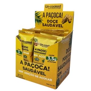 Paçoca Saudável Sem açúcar Caixa com 28un de 20g