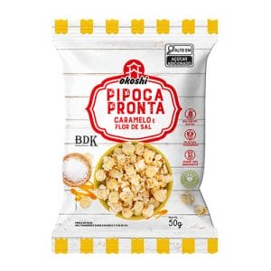 Pipoca Pronta Caramelo e Flor de Sal 50g