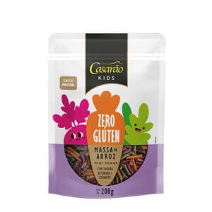 Massa Sem Glúten Mini Penne Tricolor Kids 200g