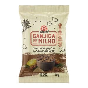 Canjica de Milho com Cacau em Pó e Açúcar de Coco 50g