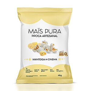 Pipoca Artesanal Manteiga de Cinema 40g