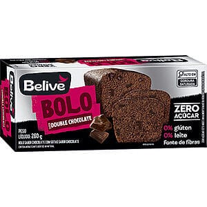 Bolo Sem Açúcar Double Chocolate 260g