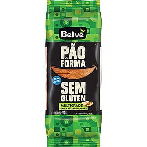 Pão de Forma Multigrãos Sem Glúten 400g
