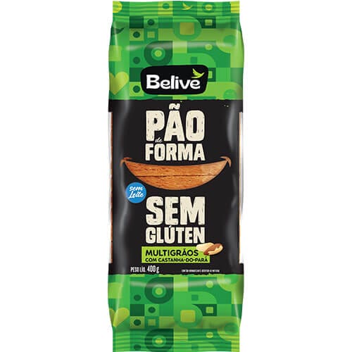 Pão de Forma Multigrãos Sem Glúten 400g
