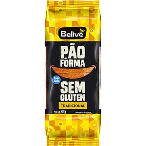 Pão de Forma Tradicional Sem Glúten 400g