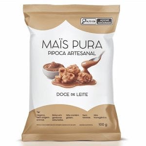 Pipoca Artesanal Doce de Leite 100g