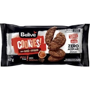 Cookies Zero Açúcar Avelã e Chocolate Caixa com 10 un de 67g