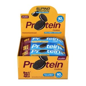Barra de Proteínas Cookies n´ Cream Sem Açúcar Caixa com 12un de 30g