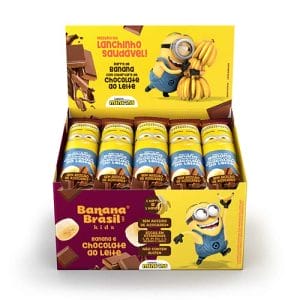 Barra de Frutas Kids Chocolate ao Leite Sem Açúcar Caixa com 20un de 22g
